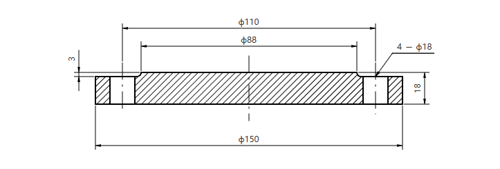 EN 1092-1 Blind Flange