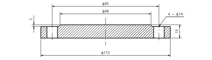 EN 1092-1 flange
