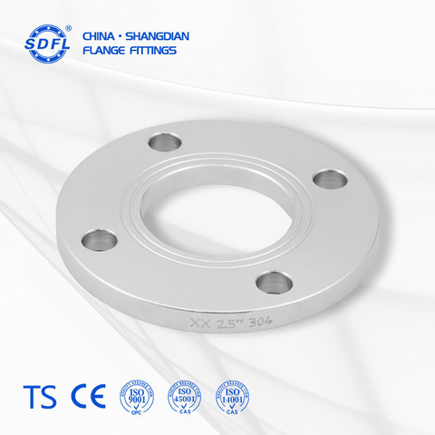 Custom machining plain plate flange engineering pipeline accessory