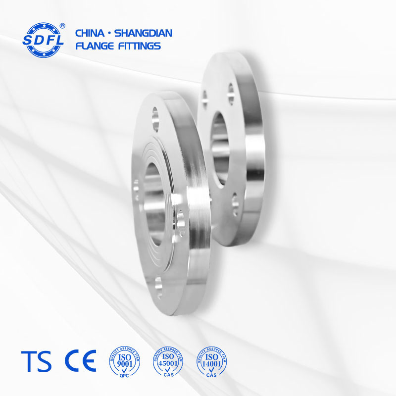 Pre-drilled bolt hole high precision carbon plate flange
