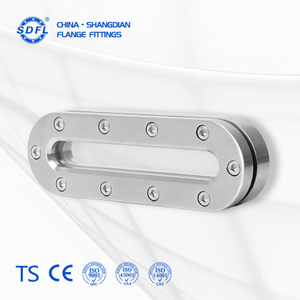 High pressure flange sight glass, explosion-proof sight glass, heavy-duty pipeline observation glass