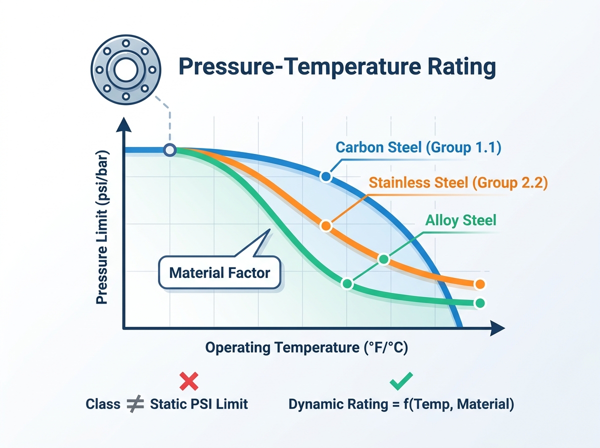 ASME B16.5 Flange Pressure Ratings