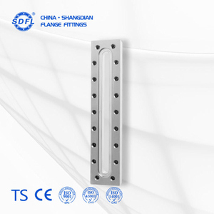 Self-Cleaning Flange Sight Glass with Scraper, Viscous Medium Pipeline Fitting