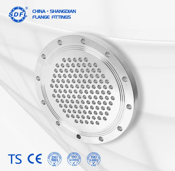 ASME BPVC DN150~ DN3000 Grade 150~ 2500 UNS N08926 (alloy 904L) Stainless Steel Numerical Control/laser Drilling Tubesheet Flange