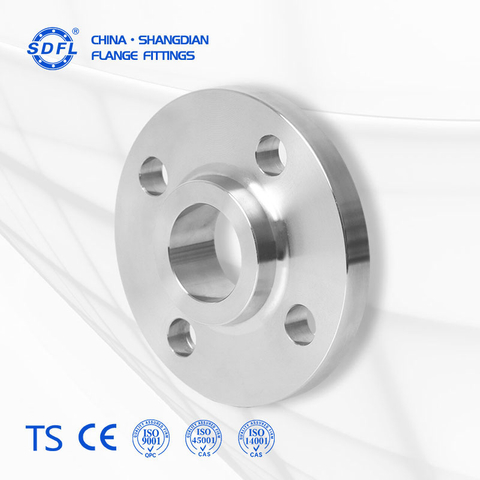 EN 1092-1 DN20 PN10 Carbon Steel Necked Welding Flange Pipelines