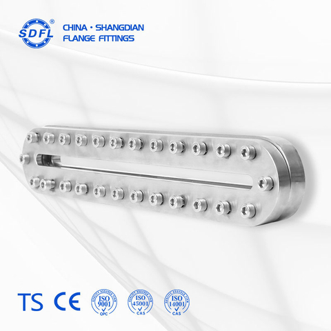 Carbon steel flange sight glass, flange sight glass, pipeline observation sight glass